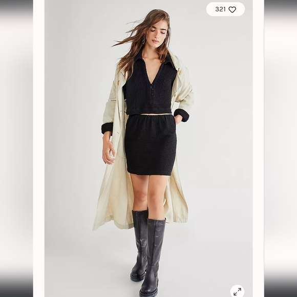 Free People Dresses & Skirts - Free people🖤 ready to go set